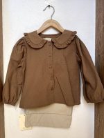 ست سه تیکه دخترانه گلدار | بلوز کتان نخ + شلوار کتان + وست بافت | جنس درجه یک | ضمانت دار - Image 3